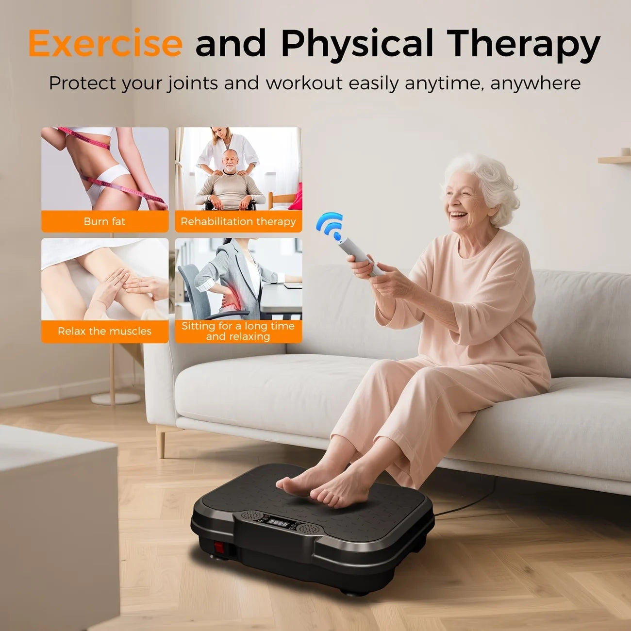 Whole-Body Kinetic Vibration Platform — Linear Resistance System