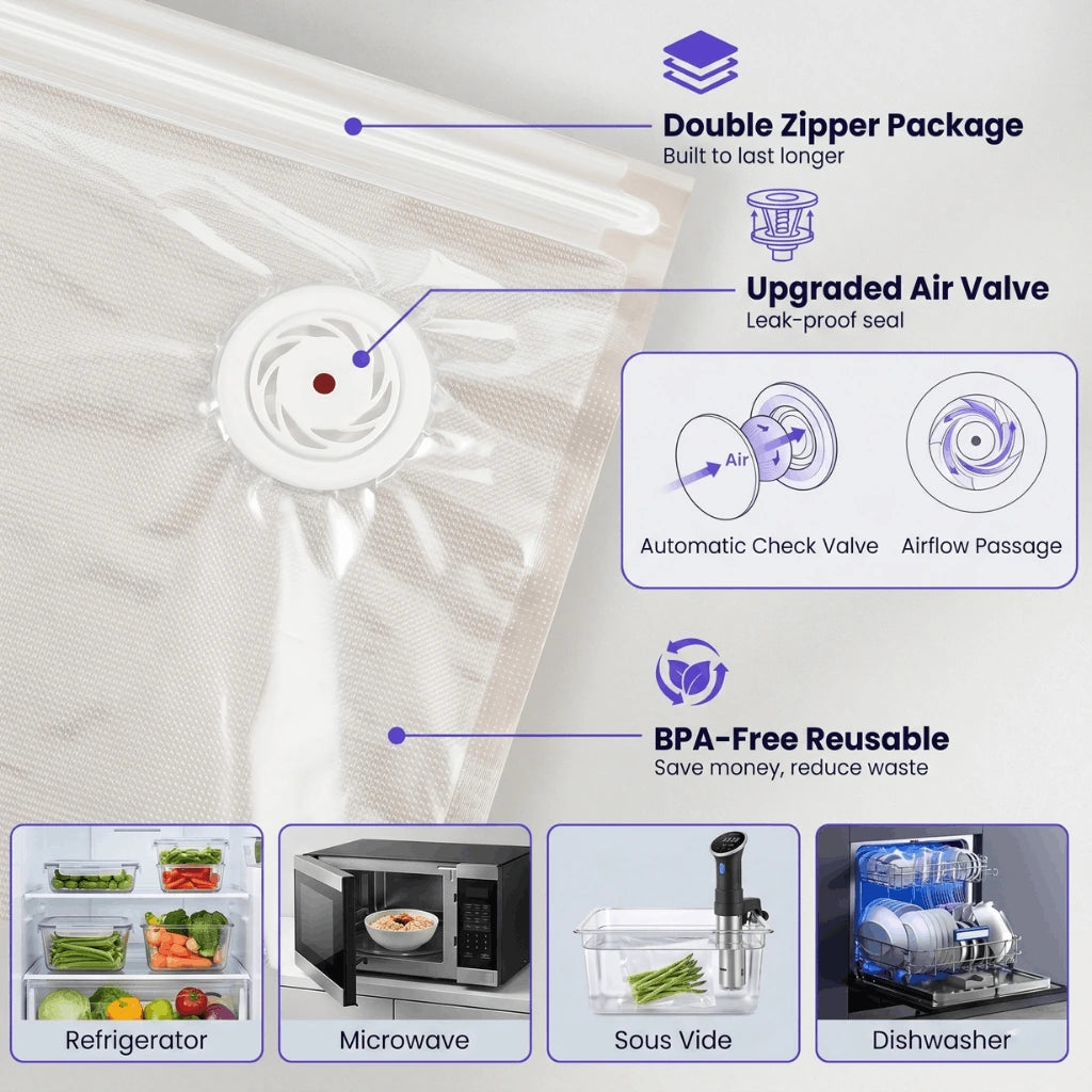 Portable Wireless Vacuum Sealer System — Complete 35-Piece Set